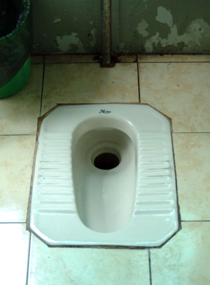 How to use a Squat Toilet
